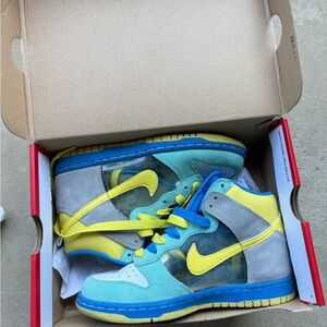 Vintage 2008 Nike Dunk High 6.0 Translucent Womens (Size 7 Women)